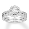 Thumbnail Image 1 of Neil Lane Diamond Bridal Set 3/4 ct tw Round-cut 14K White Gold