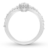 Thumbnail Image 2 of Neil Lane Diamond Bridal Set 1-3/4 ct tw Pear & Round-cut 14K White Gold