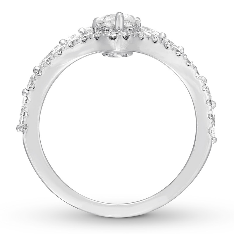 Main Image 2 of Neil Lane Diamond Bridal Set 1-3/4 ct tw Pear & Round-cut 14K White Gold