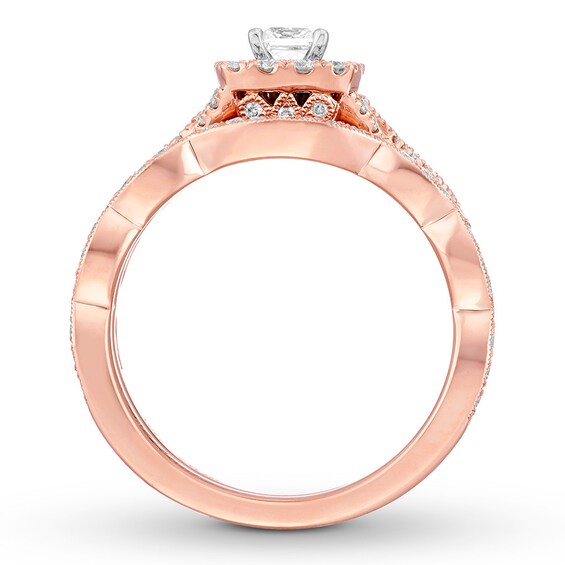 Neil Lane Bridal Set 7/8 ct tw Diamonds 14K Rose Gold | Kay