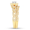 Thumbnail Image 3 of Neil Lane Bridal Set 7/8 ct tw Diamonds 14K Yellow Gold