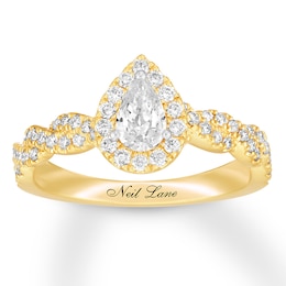 Neil Lane Engagement Ring 3/4 ct tw Diamonds 14K Yellow Gold