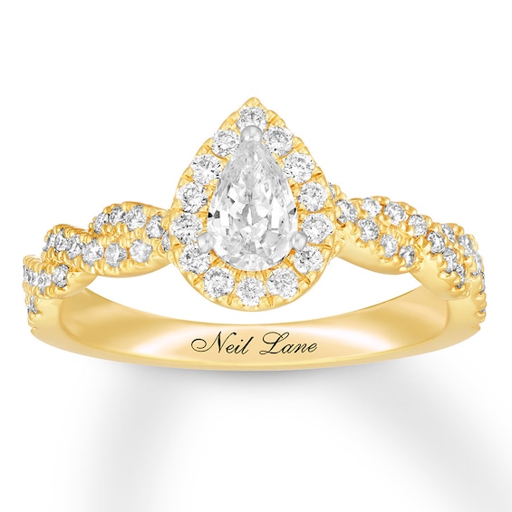 Neil Lane Engagement Ring 3/4 ct tw Diamonds 14K Yellow Gold | Kay