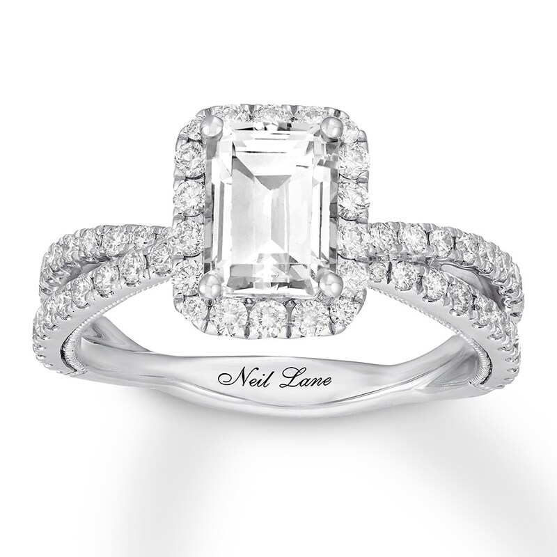 Neil Lane Diamond Engagement Ring 2 18 Ct Tw 14k White Goldkay