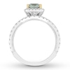 Neil Lane Green Quartz Bridal Set 1 ct tw Diamonds 14K White Gold