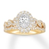 Thumbnail Image 1 of Neil Lane Diamond Bridal Set 1-1/3 Carats tw 14K Yellow Gold