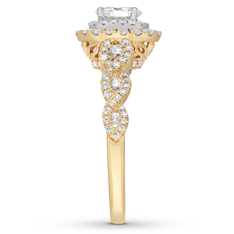 Neil Lane Bridal Diamond Ring 1-1/6 cts tw 14K Two-Tone Gold