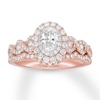 Thumbnail Image 1 of Neil Lane Diamond Bridal Set 1-1/3 Carats tw 14K Rose Gold