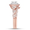 Thumbnail Image 3 of Neil Lane Diamond Bridal Set 1-1/3 Carats tw 14K Rose Gold