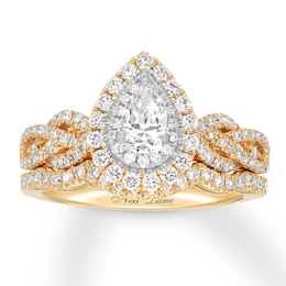 Neil Lane Bridal Set 1 ct tw Diamonds 14K Yellow Gold