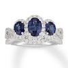 Thumbnail Image 1 of Neil Lane Sapphire Bridal Set 5/8 ct tw Diamonds 14K White Gold