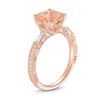 Thumbnail Image 2 of Neil Lane Morganite Engagement Ring 3/8 ct tw Diamonds 14K Gold