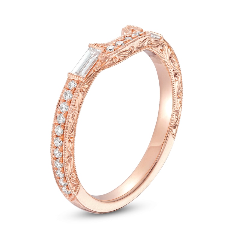 Main Image 2 of Neil Lane Diamond Wedding Band 1/3 ct tw 14K Rose Gold