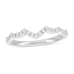 Neil Lane Diamond Wedding Band 1/4 ct tw Round 14K White Gold