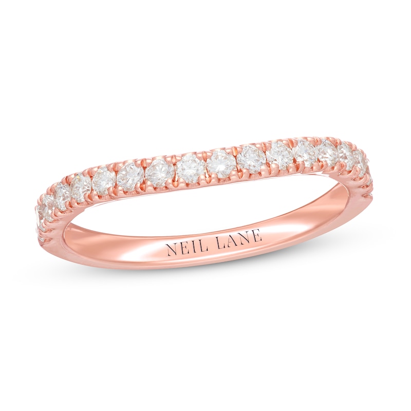 Main Image 7 of Neil Lane Diamond Wedding Band 3/8 ct tw 14K Rose Gold