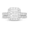 Thumbnail Image 3 of Neil Lane Diamond Bridal Set 3-1/2 ct tw Princess & Round 14K White Gold