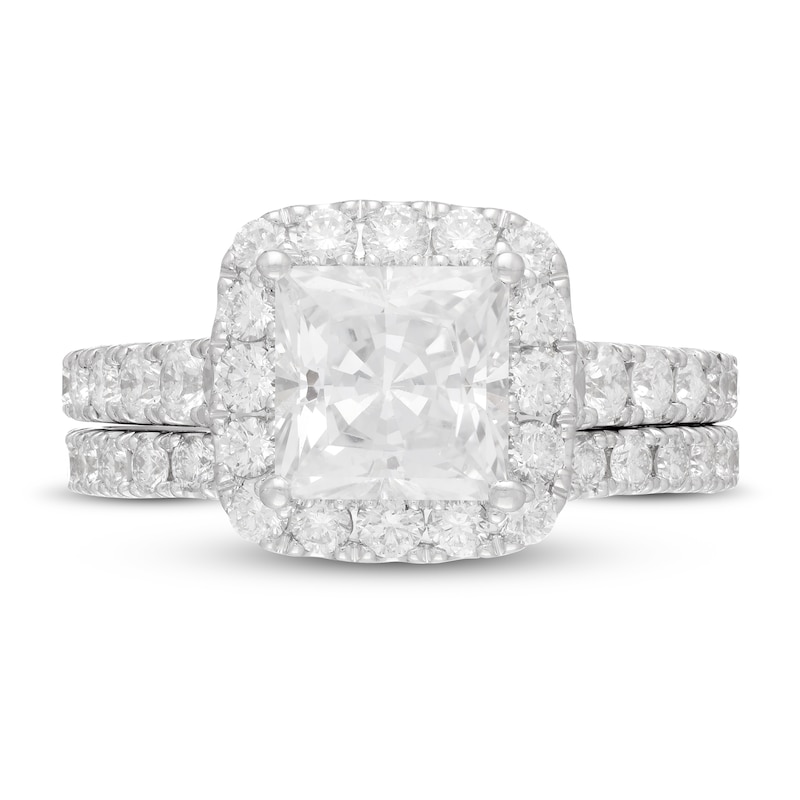 Main Image 3 of Neil Lane Diamond Bridal Set 3-1/2 ct tw Princess & Round 14K White Gold