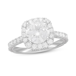 Neil Lane Diamond Engagement Ring 2-3/4 ct tw Round-cut 14K White Gold