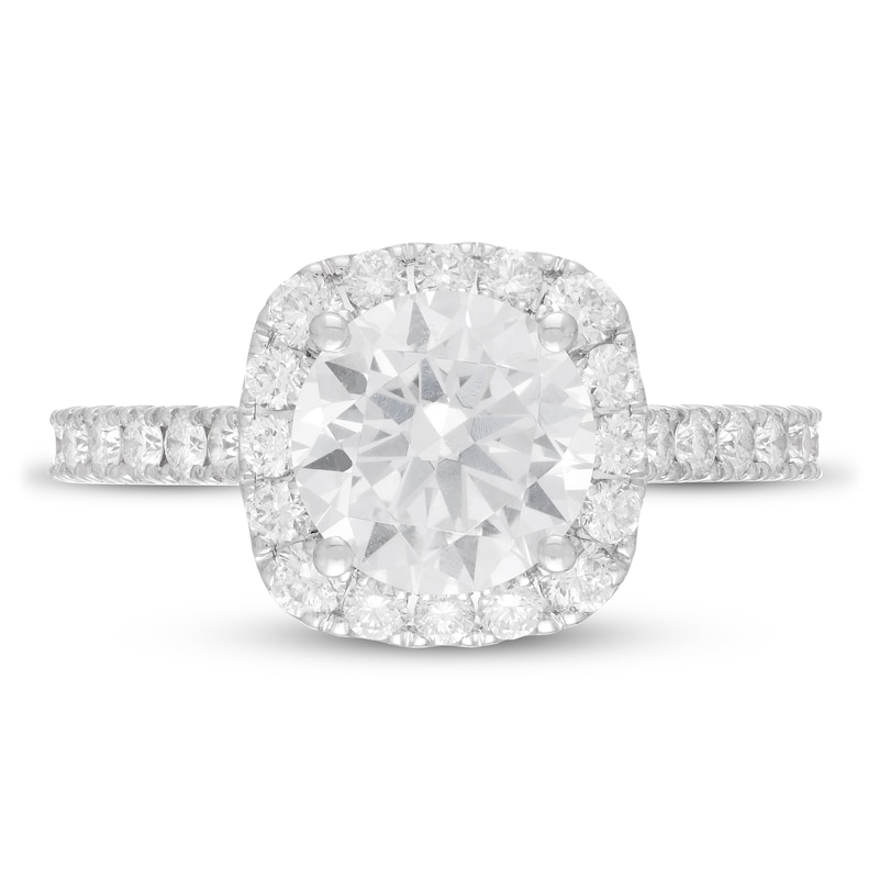 Main Image 6 of Neil Lane Diamond Engagement Ring 2-3/4 ct tw Round-cut 14K White Gold