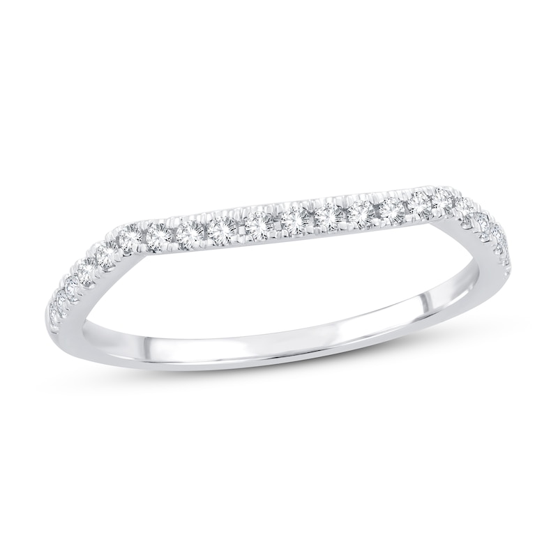 Main Image 1 of Diamond Wedding Band 1/6 ct tw 14K White Gold