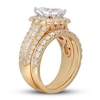 Thumbnail Image 2 of Neil Lane Diamond Bridal Set 3-1/2 ct tw Princess & Round 14K Yellow Gold