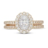 Thumbnail Image 3 of Neil Lane Diamond Bridal Set 1 ct tw Oval & Round 14K Two-Tone Gold