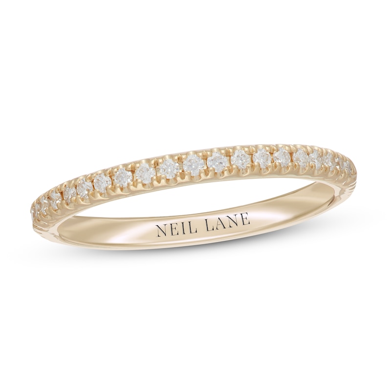 Main Image 8 of Neil Lane Diamond Wedding Band 1/5 ct tw 14K Yellow Gold