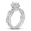 Thumbnail Image 2 of Neil Lane Diamond Bridal Set 1-1/2 ct tw Pear & Round-cut 14K White Gold