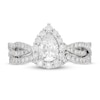 Thumbnail Image 3 of Neil Lane Diamond Bridal Set 1-1/2 ct tw Pear & Round-cut 14K White Gold