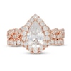 Thumbnail Image 3 of Neil Lane Diamond Bridal Set 2-3/8 ct tw Pear & Round-cut 14K Rose Gold