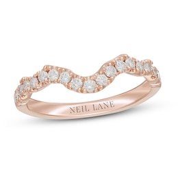 Neil Lane Round-Cut Diamond Wedding Band 1/3 ct tw 14K Rose Gold