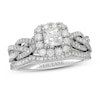 Thumbnail Image 1 of Neil Lane Diamond Bridal Set 1-3/8 ct tw Princess & Round 14K White Gold