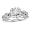 Thumbnail Image 4 of Neil Lane Diamond Engagement Ring 1-1/4 ct tw Princess/Round 14K White Gold