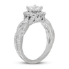 Thumbnail Image 5 of Neil Lane Diamond Engagement Ring 1-1/4 ct tw Princess/Round 14K White Gold