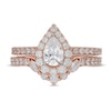 Thumbnail Image 3 of Neil Lane Diamond Bridal Set 1-3/8 ct tw Pear, Round & Marquise 14K Rose Gold