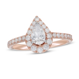 Neil Lane Diamond Engagement Ring 1 ct tw Pear 14K Rose Gold