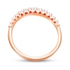 Thumbnail Image 3 of Diamond Wedding Band 3/8 ct tw Round-cut 14K Rose Gold