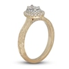 Neil Lane Diamond Engagement Ring 1/2 ct tw Oval & Round 14K Two-Tone Gold