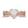 Thumbnail Image 2 of Neil Lane Diamond Bridal Set 1 ct tw Heart & Round-cut-Cut 14K Rose Gold