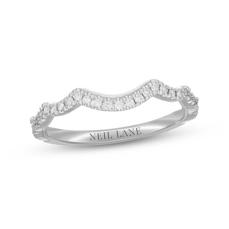 Main Image 1 of Neil Lane Diamond Wedding Band 1/4 ct tw Round-cut 14K White Gold