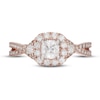 Thumbnail Image 3 of Neil Lane Diamond Engagement Ring 1-1/8 ct tw Cushion & Round-cut 14K Rose Gold