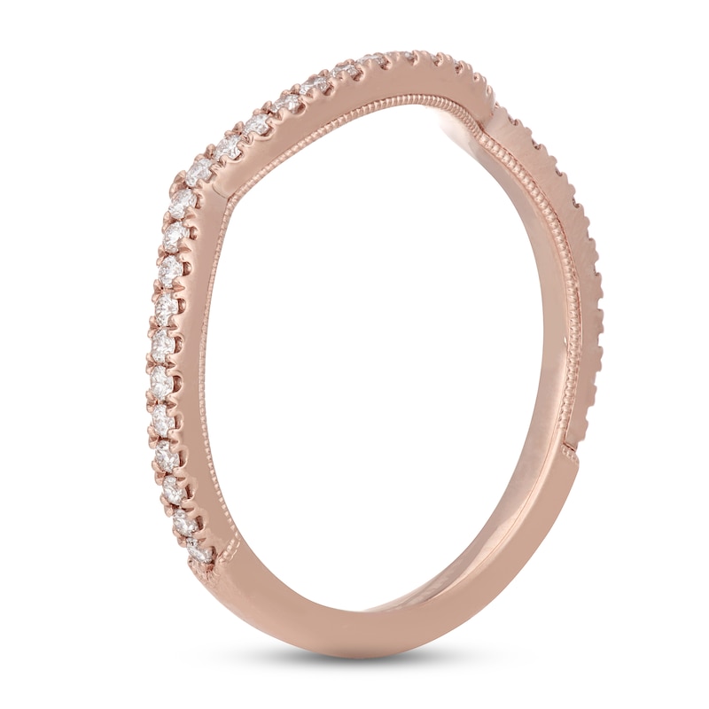 Main Image 2 of Neil Lane Diamond Wedding Band 1/5 ct tw Round-cut 14K Rose Gold