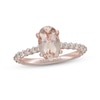 Thumbnail Image 0 of Neil Lane Morganite & Diamond Engagement Ring 1/2 ct tw Round-cut 14K Rose Gold