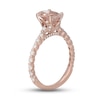 Thumbnail Image 1 of Neil Lane Morganite & Diamond Engagement Ring 1/2 ct tw Round-cut 14K Rose Gold