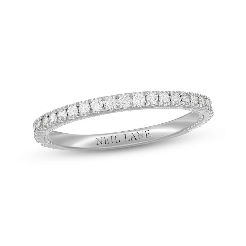 Main Image 7 of Neil Lane Diamond Wedding Band 1/3 ct tw Round-cut 14K White Gold