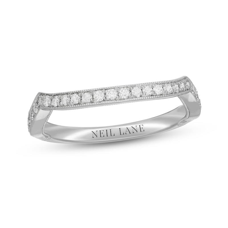 Main Image 1 of Neil Lane Diamond Wedding Band 1/3 ct tw Round-cut 14K White Gold