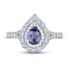 Neil Lane Tanzanite & Diamond Engagement Ring 5/8 ct tw Round-cut 14K White Gold