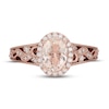 Thumbnail Image 2 of Neil Lane Morganite & Diamond Engagement Ring 1/3 ct tw Round-cut 14K Rose Gold