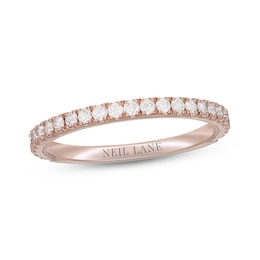 Neil Lane Diamond Wedding Band 3/8 ct tw Round-cut 14K Rose Gold