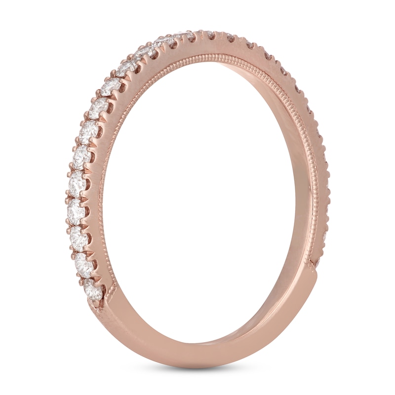 Main Image 8 of Neil Lane Diamond Wedding Band 3/8 ct tw Round-cut 14K Rose Gold